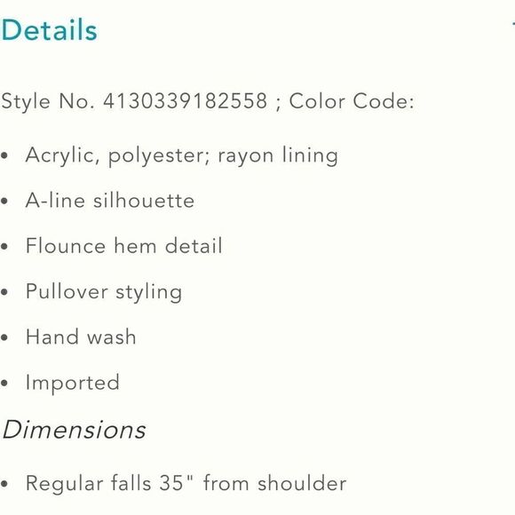 Anthropologie Maeve Westwater Dress Knit XS - Picture 6 of 8